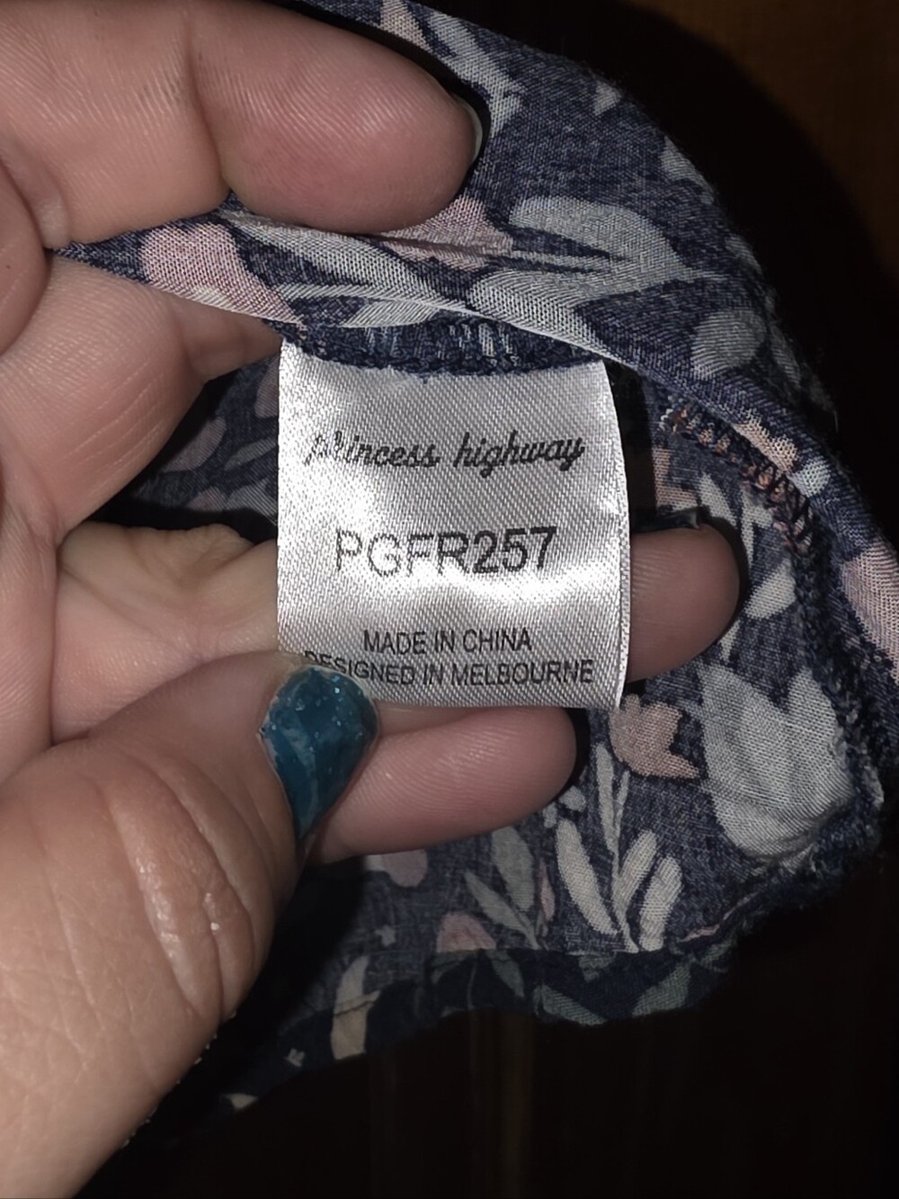 Princess Highway Midnight Rabbit Blouse - Picture 5 of 5